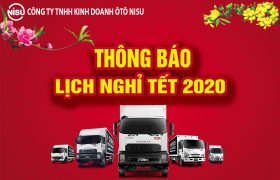 THÔNG BÁO LỊCH NGHỈ TẾT NGUYÊN ĐÁN CANH TÝ 2020